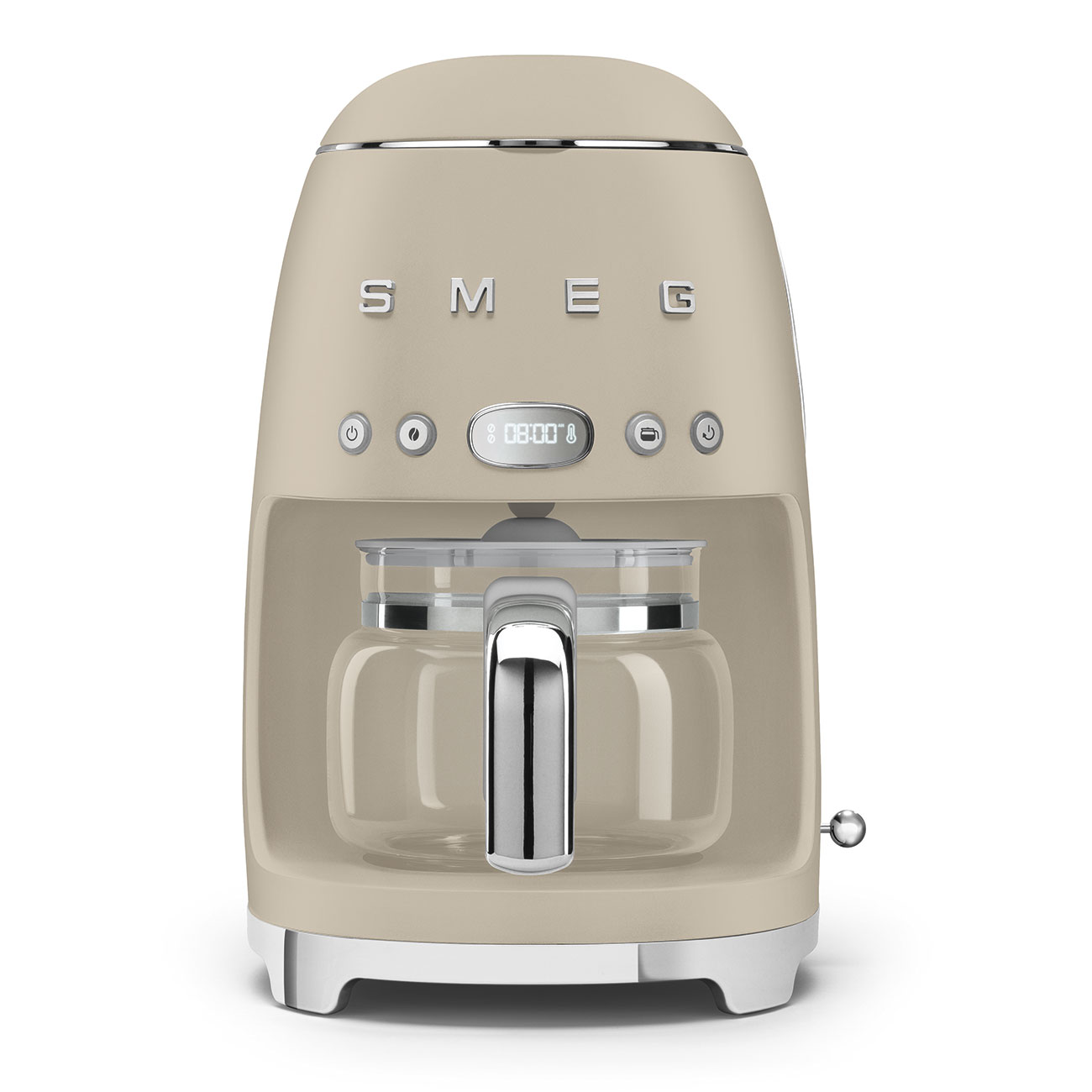 SMEG DCF02MLMEU Капельная кофеварка, Цвет лунный свет матовый
