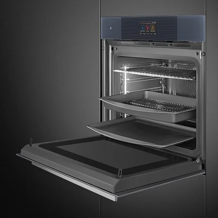 SMEG SO6104APG Многофункциональный духовой шкаф с технологией Multitech, 60 см, 25 функций, стекло N